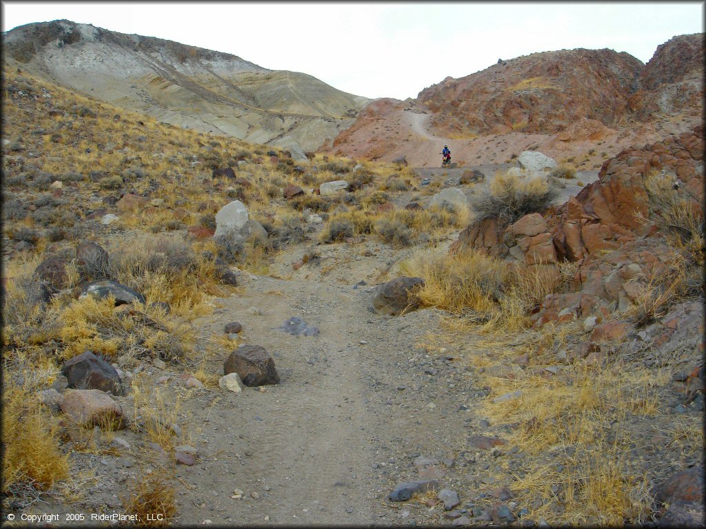 Honda CRF Dirt Bike at Wilson Canyon Trail