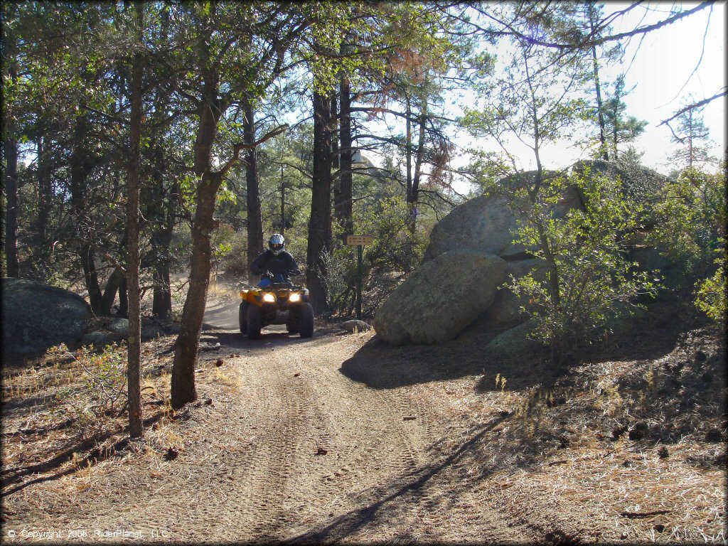 OHV at Alto Pit OHV Area Trail