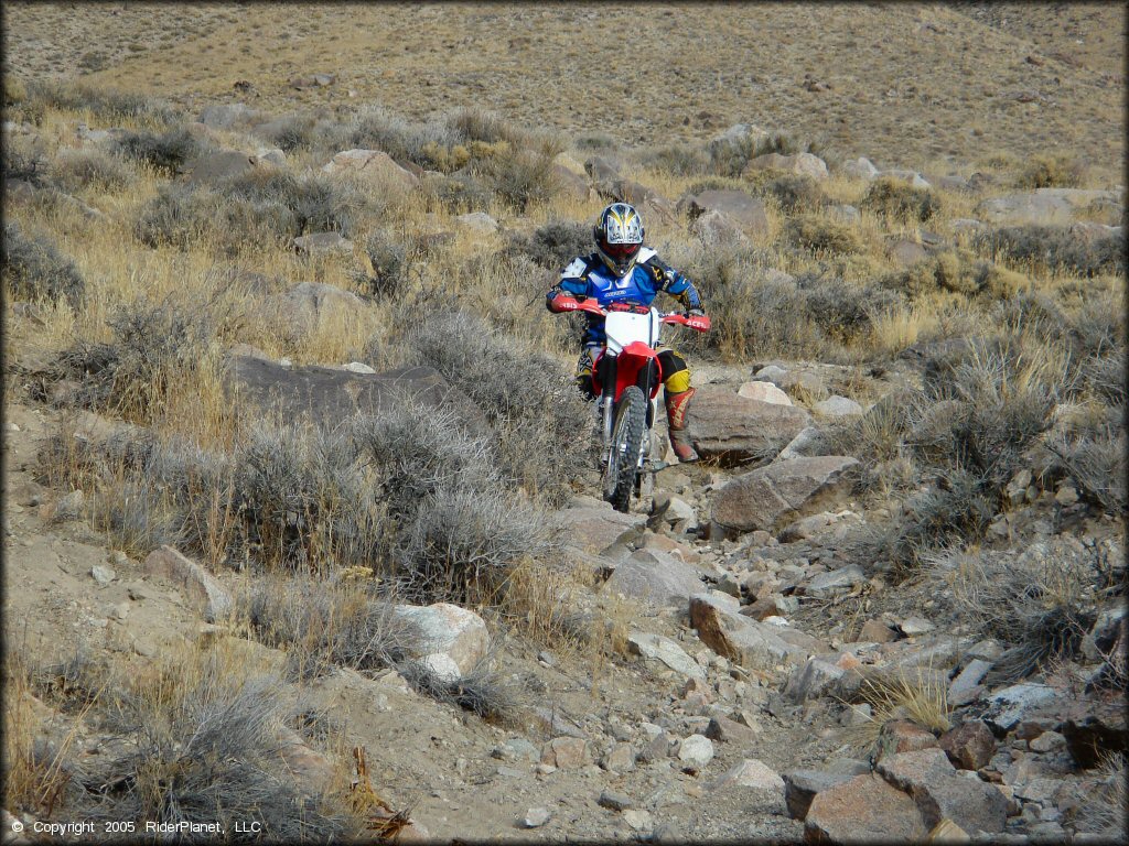 Honda CRF Motorbike at Wilson Canyon Trail