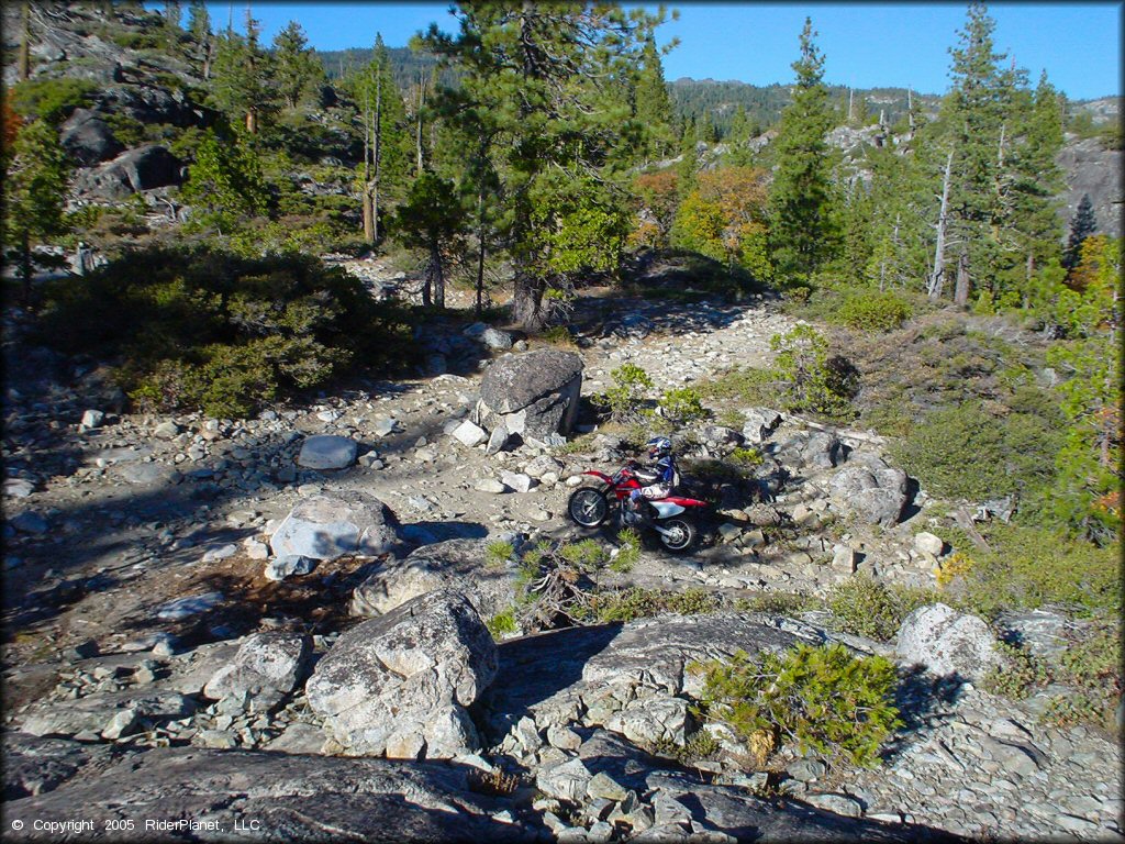 Honda CRF Trail Bike at Indian Springs Trail