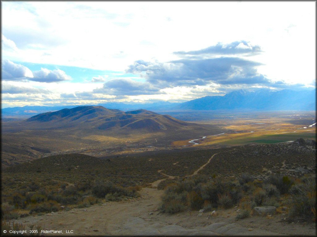 Terrain example at Prison Hill Recreation Area Trail