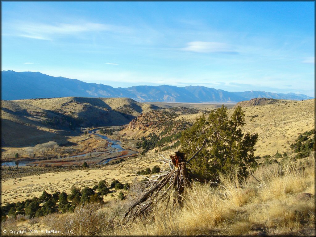 Scenic view of China Springs Trail