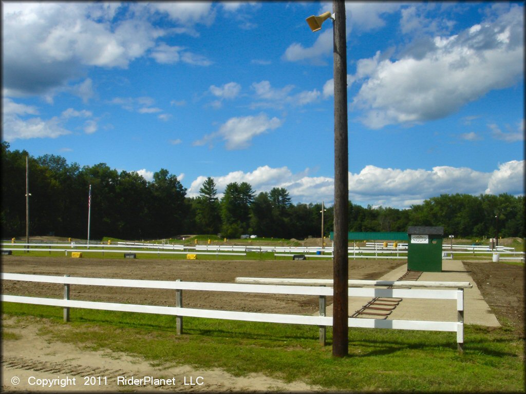 A trail at Winchester Speed Park Track