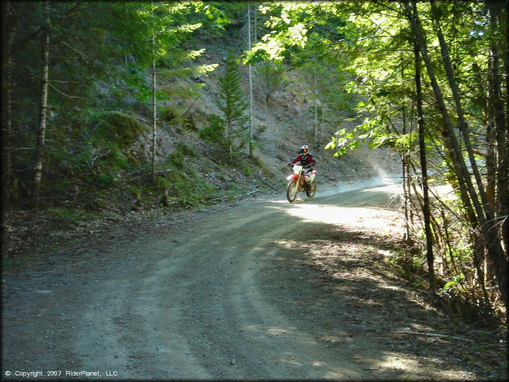 Honda CRF Off-Road Bike at Rattlesnake Ridge Area Trail