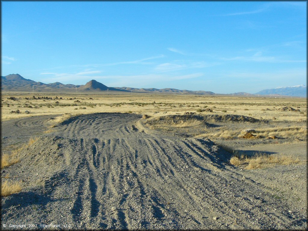 Terrain example at Lovelock MX OHV Area
