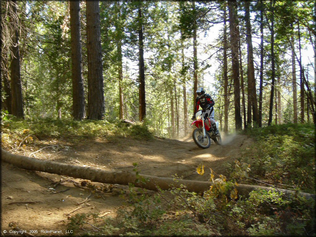 Honda CRF Off-Road Bike at Miami Creek OHV Area Trail