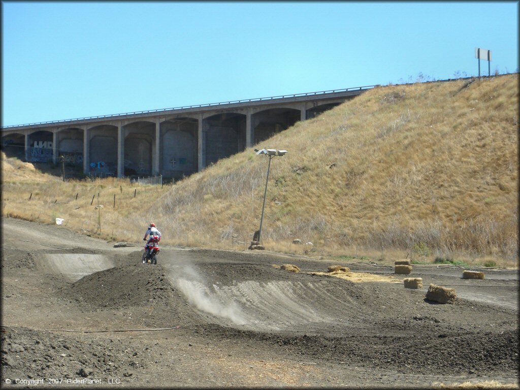 Honda CRF Motorcycle at Club Moto Track