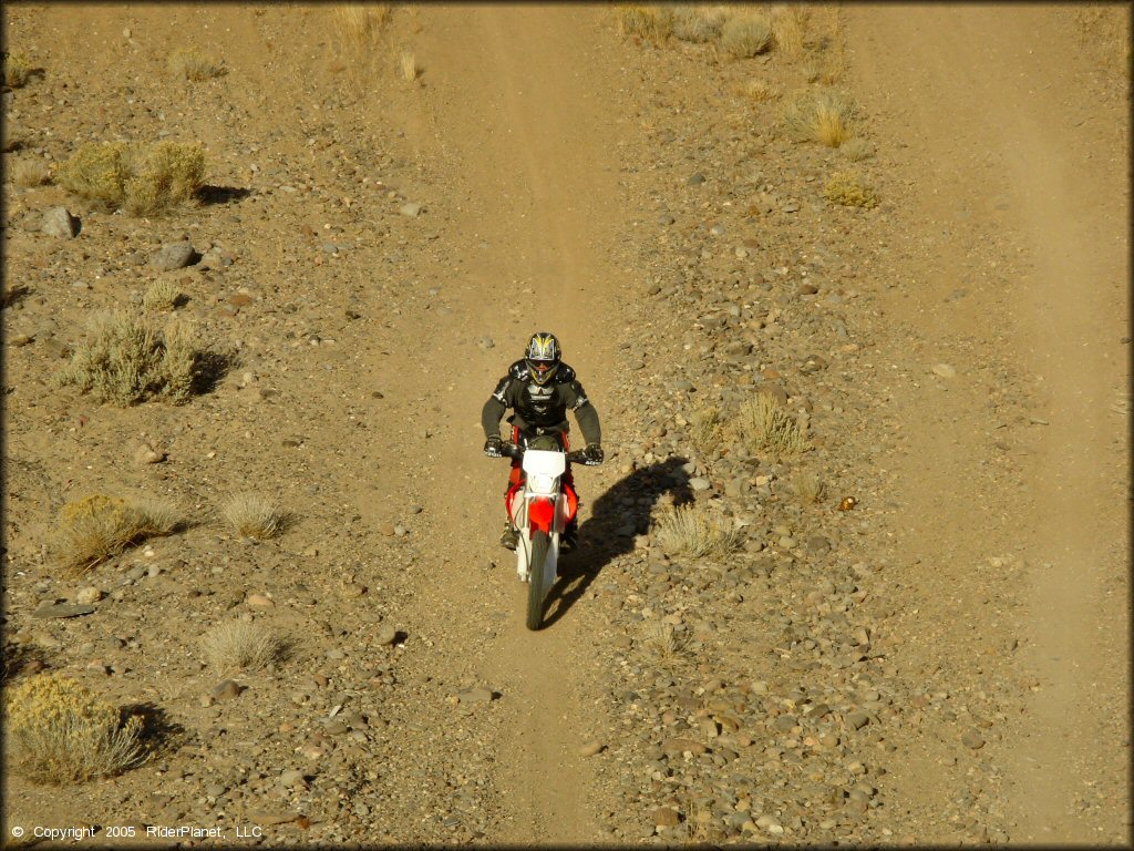 Honda CRF Motorcycle at Mount Seigel OHV Trails