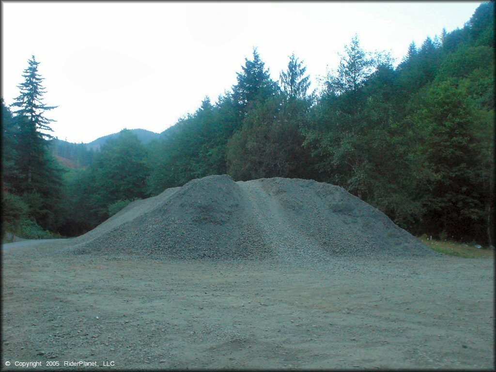 Terrain example at Trask OHV Area Trail
