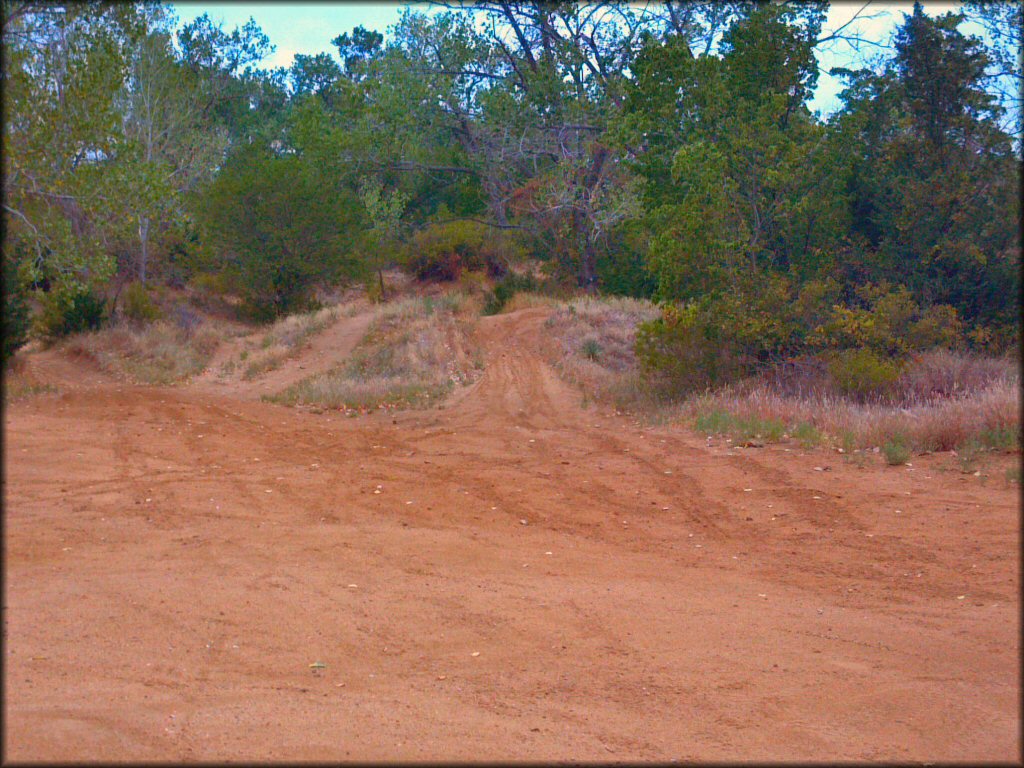 Example of terrain at Venango Park ATV Trail