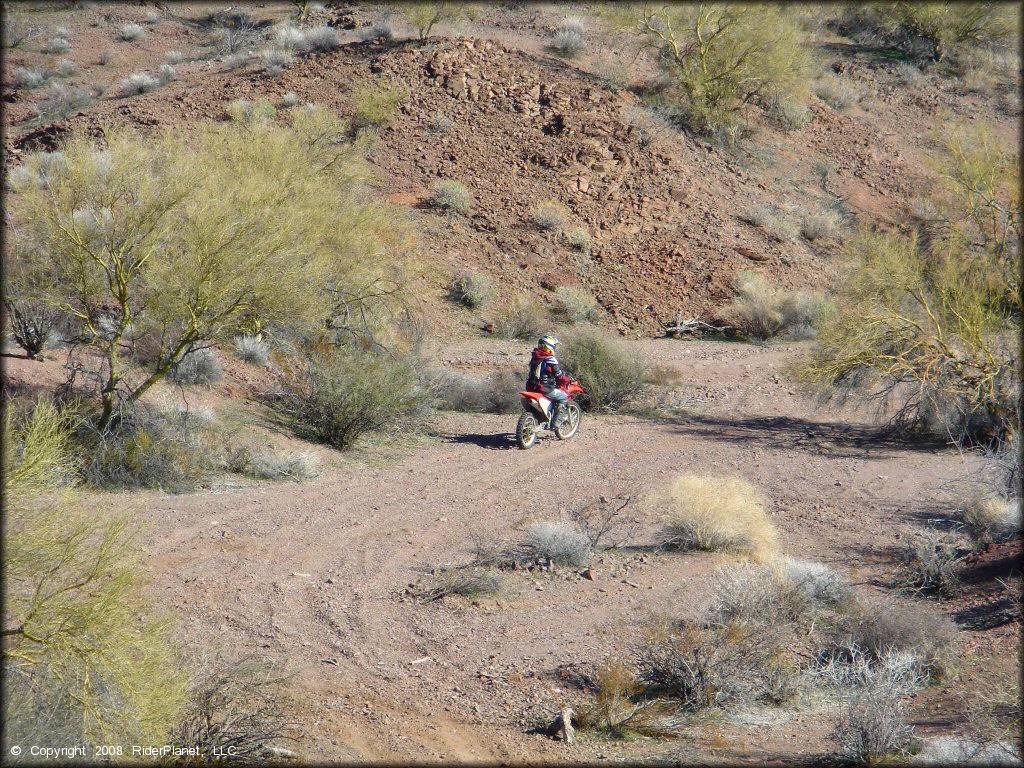 Honda CRF Dirt Bike at Standard Wash Trail