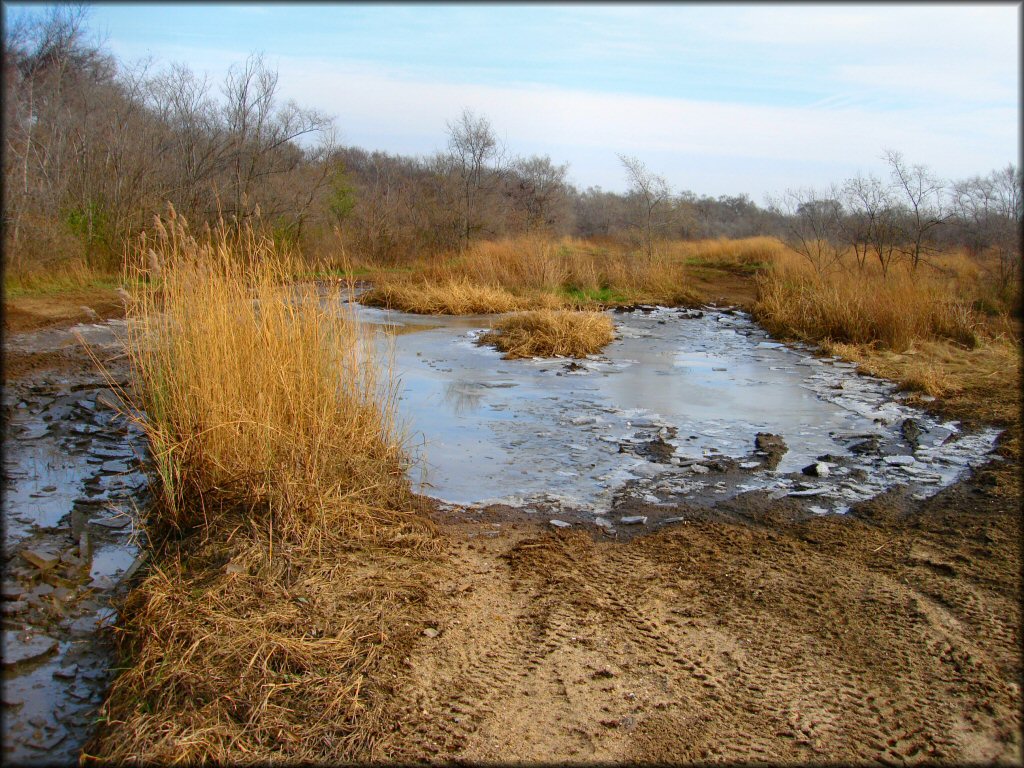 Example of terrain at Rocky Glen OHV Park OHV Area