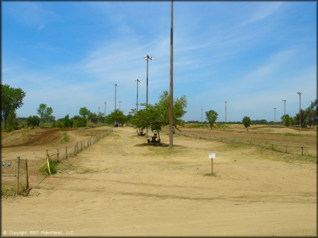 Scenery at Riverfront MX Park Track