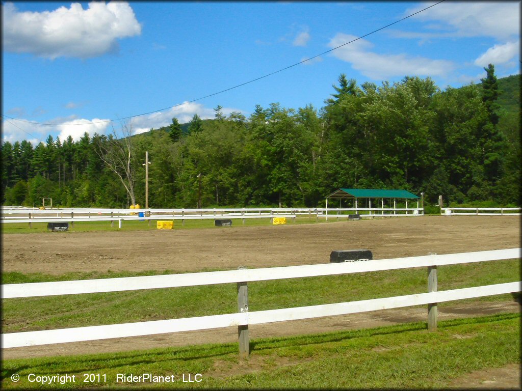 RV Trailer Staging Area and Camping at Winchester Speed Park Track