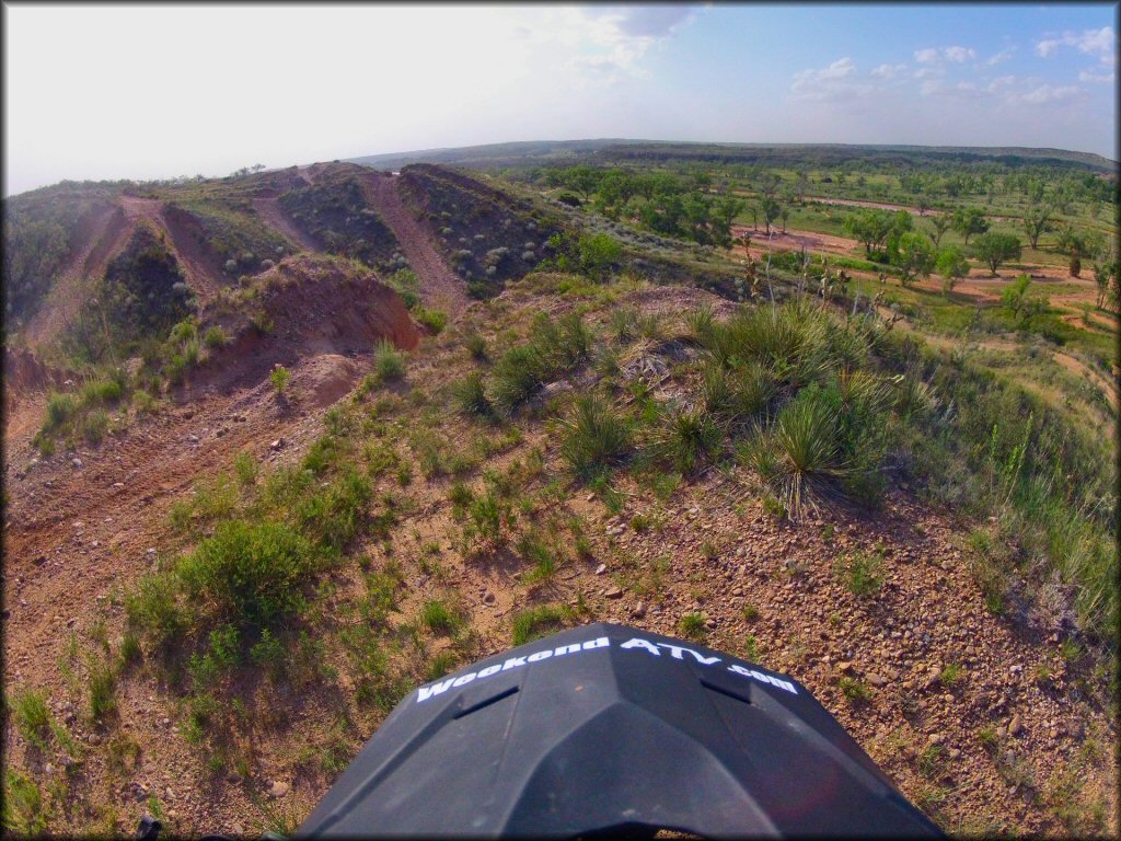 Example of terrain at Rosita Flats OHV Area Trail