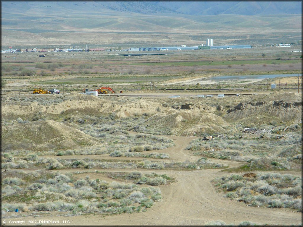 Terrain example at Jungo Pits Trail