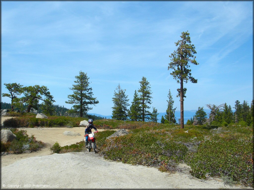 Honda CRF Dirt Bike at Twin Peaks And Sand Pit Trail