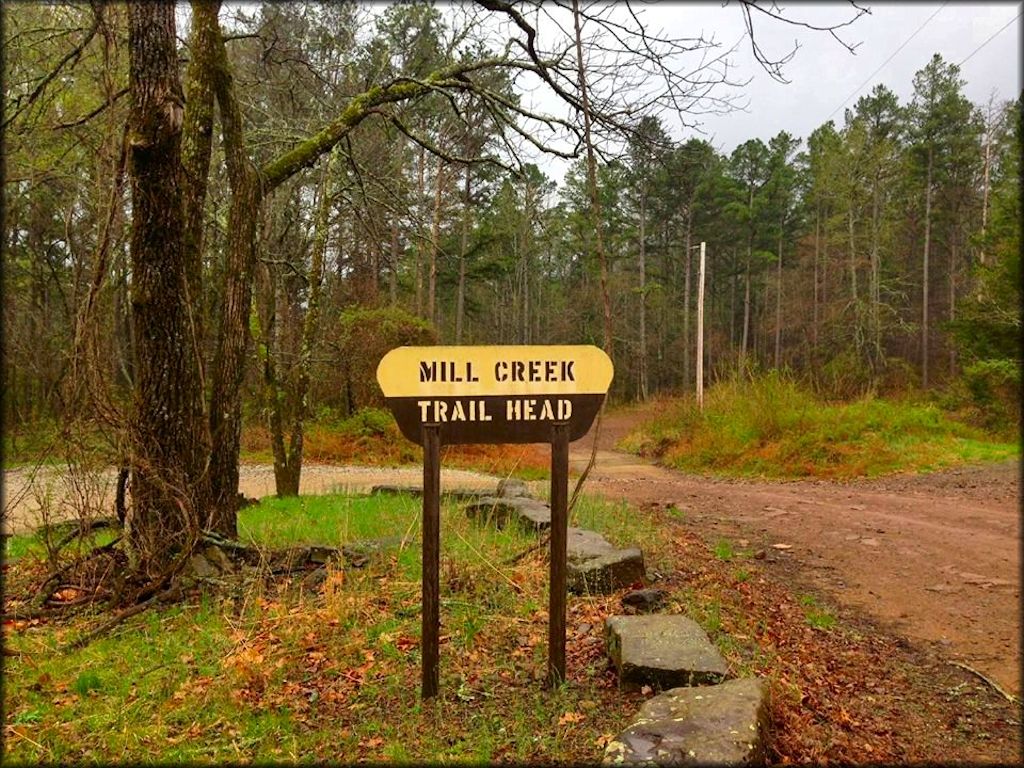 Forest Service trailhead sign.