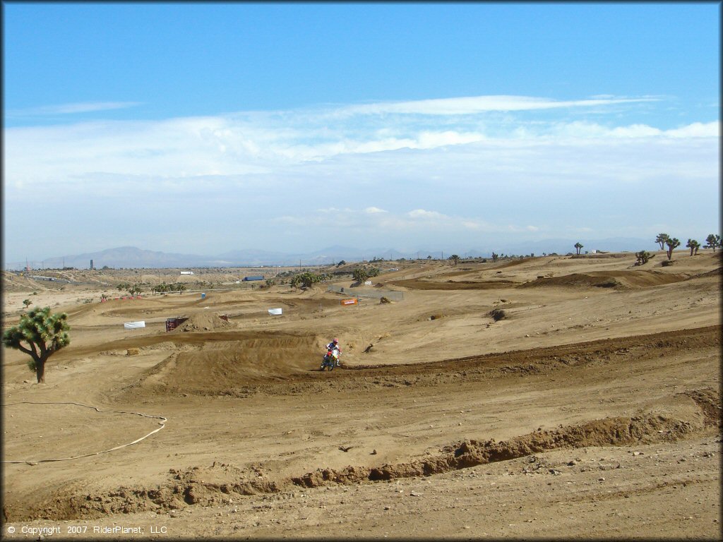 Motorcycle at Competitive Edge MX Park Track