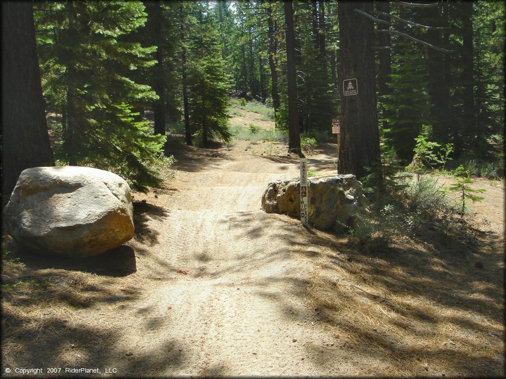 Terrain example at Twin Peaks And Sand Pit Trail