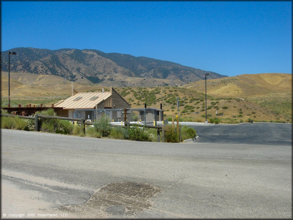 RV Trailer Staging Area and Camping at Hungry Valley SVRA OHV Area