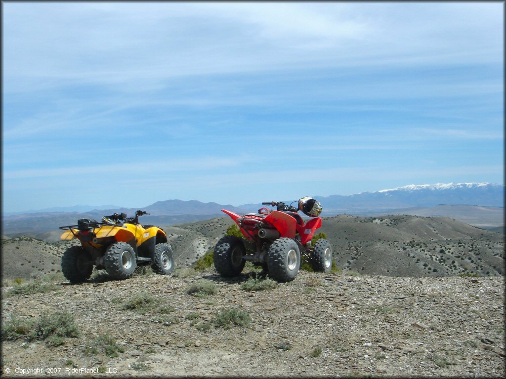 Scenic view of Blue Mountain Trail