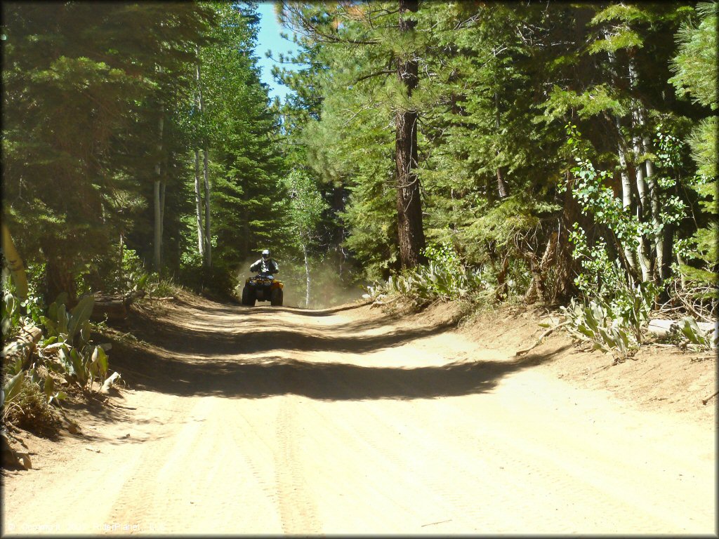 Honda ATV at South Camp Peak Loop Trail