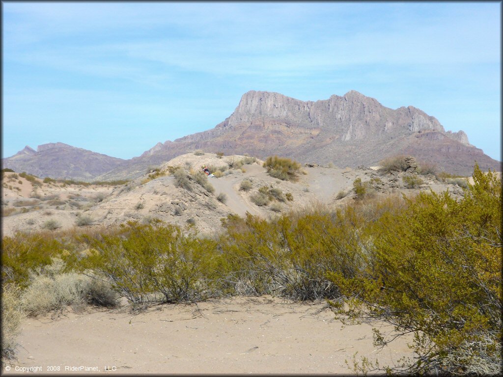 Scenic view at Hot Well Dunes OHV Area
