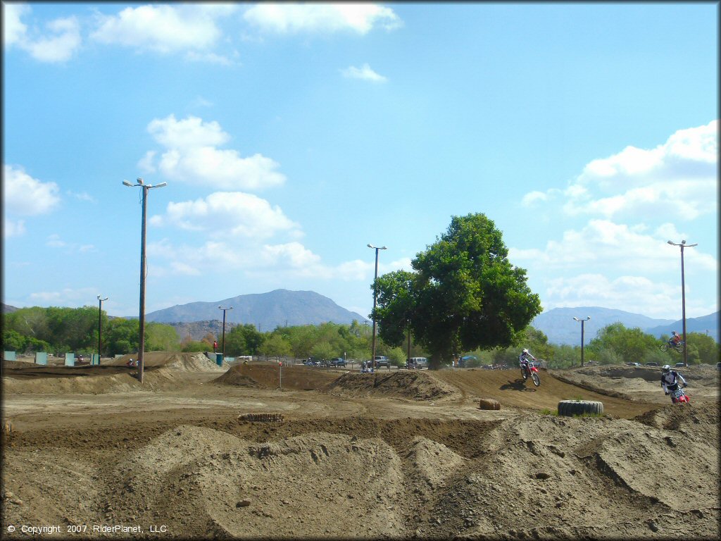 Honda CRF Dirtbike at Milestone Ranch MX Park Track