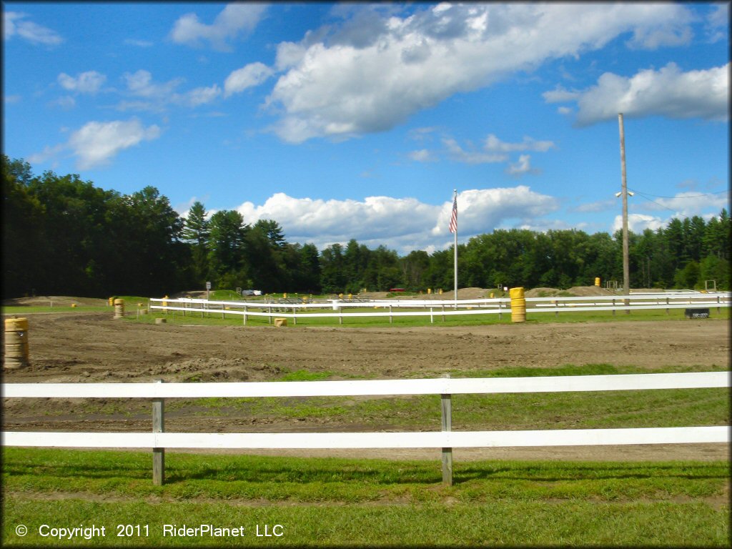 Terrain example at Winchester Speed Park Track