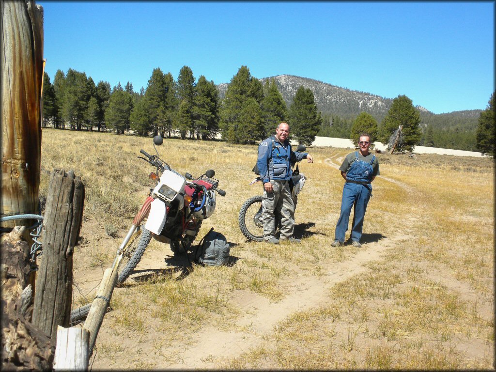 Honda CRF Motorcycle at Kennedy Meadows Trail