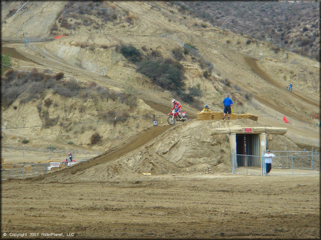 Honda CRF Motorcycle at Glen Helen OHV Area