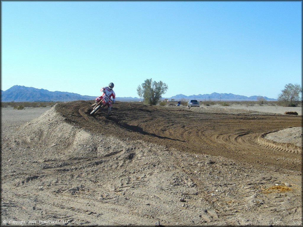 Honda CRF Dirt Bike at River MX Track