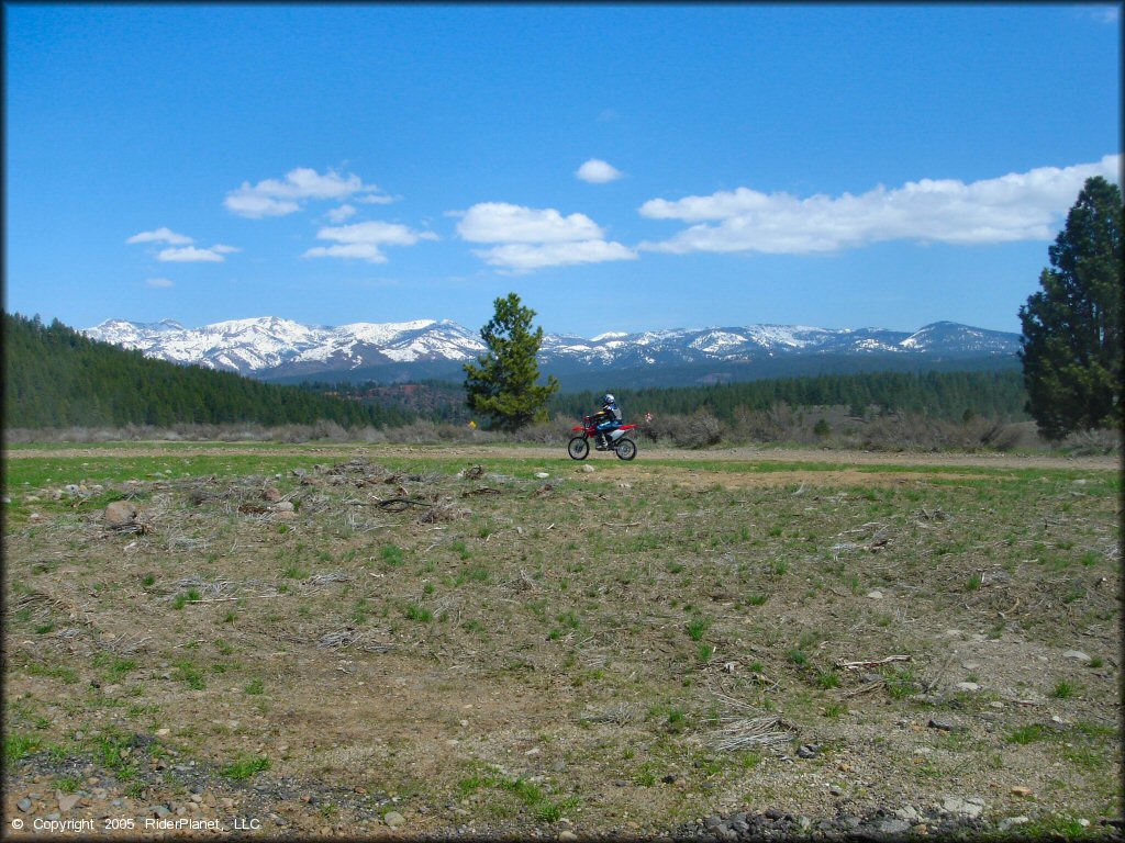 Honda CRF Dirt Bike at Boca Reservoir Trail