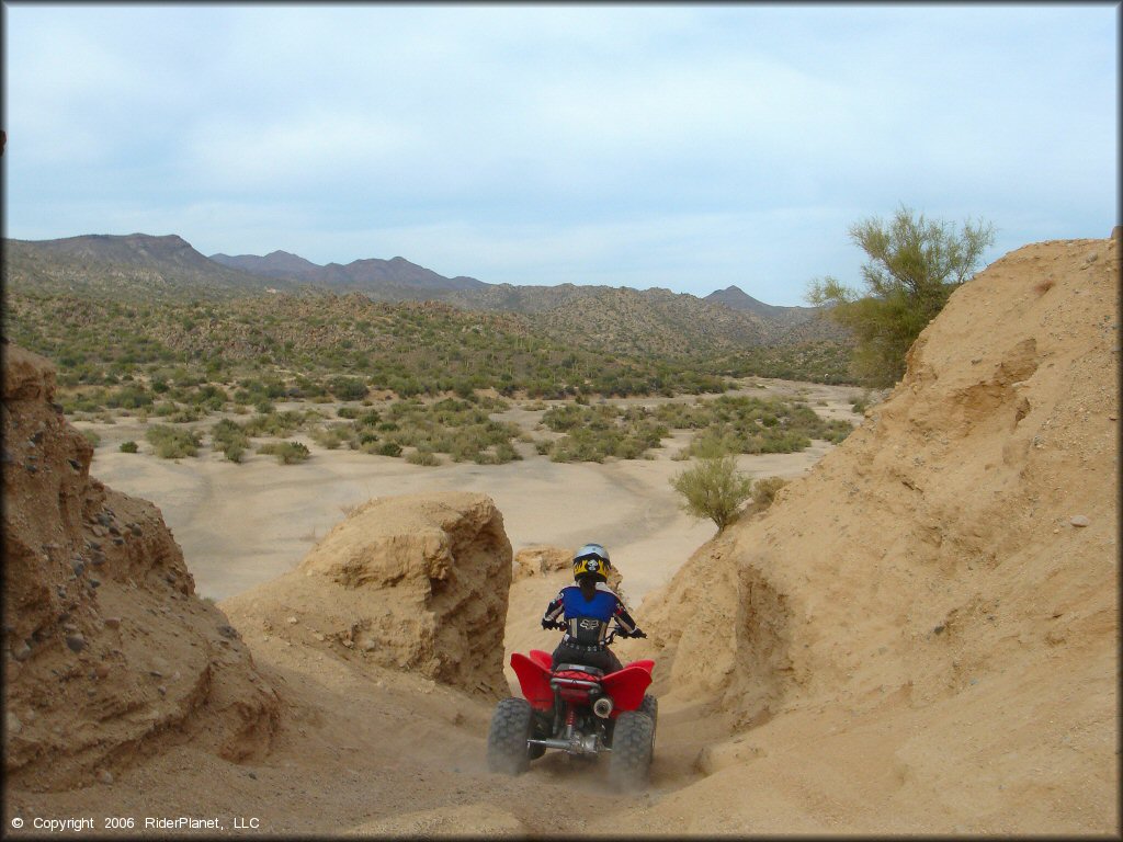 OHV at Four Peaks Trail