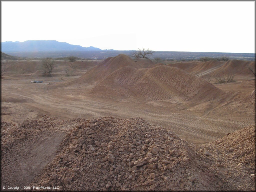 A trail at St. David Pits Trail