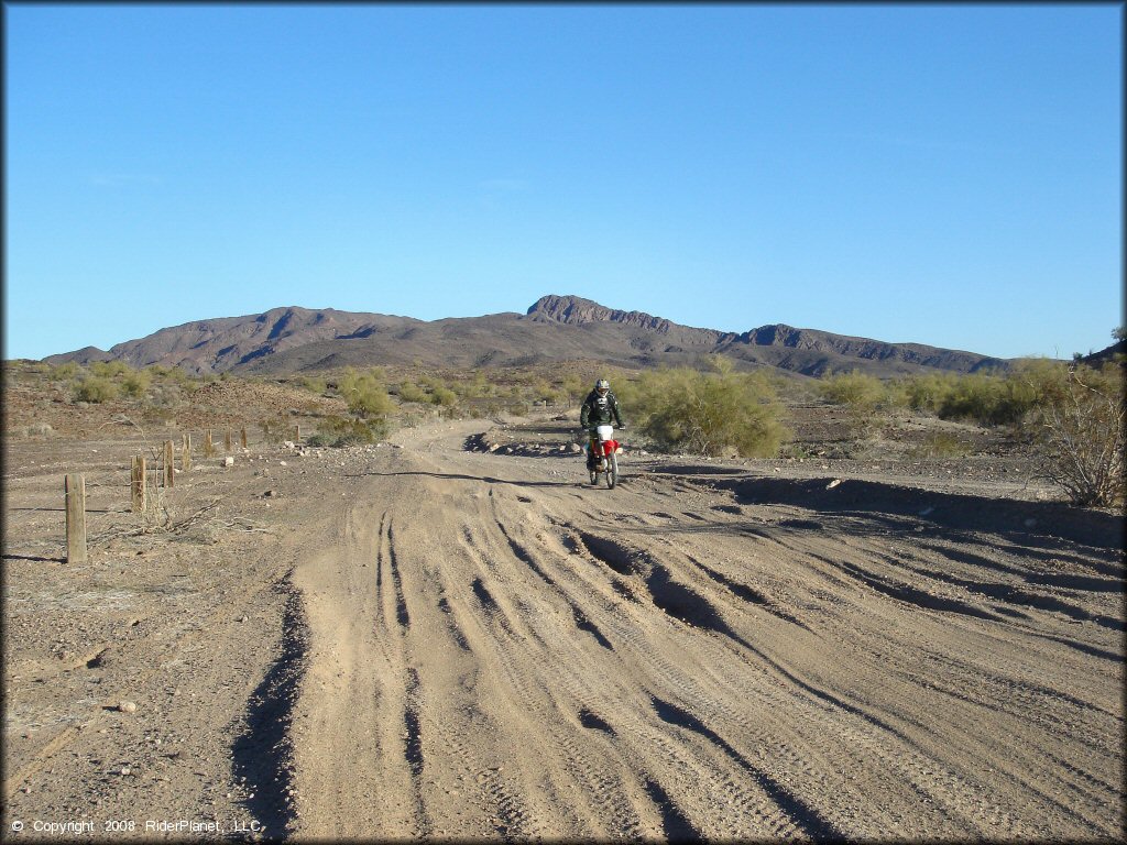 Honda CRF Trail Bike at Shea Pit and Osborne Wash Area Trail