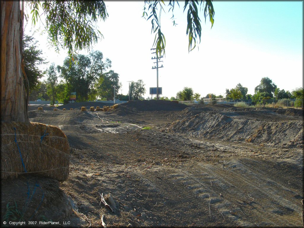 Some terrain at Madera Fairgrounds Track
