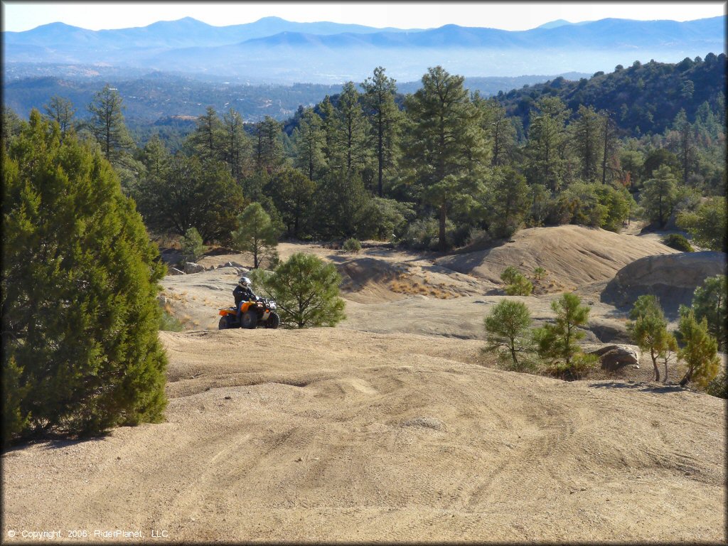 OHV at Alto Pit OHV Area Trail