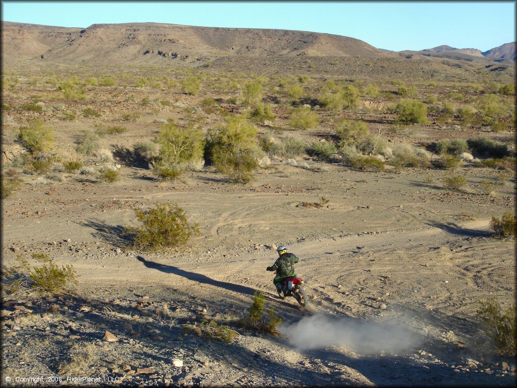 Honda CRF Dirt Bike at Shea Pit and Osborne Wash Area Trail