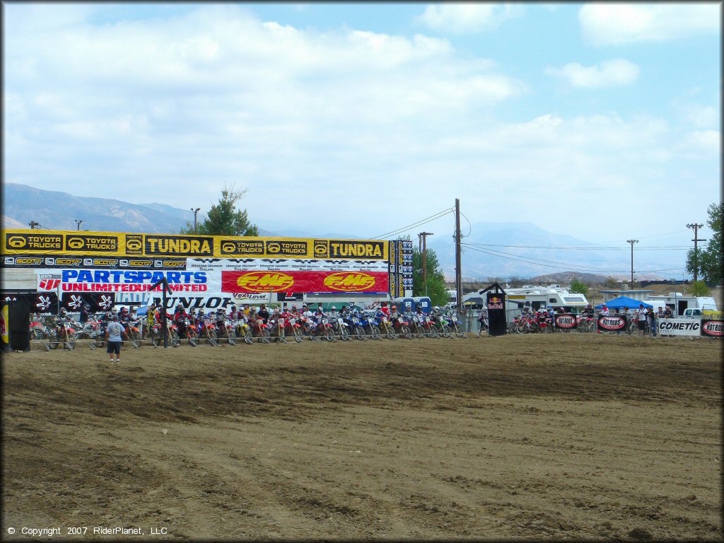 Motorcycle at Glen Helen OHV Area