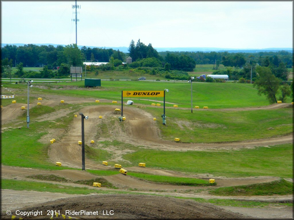 Example of terrain at Area 51 Motocross OHV Area