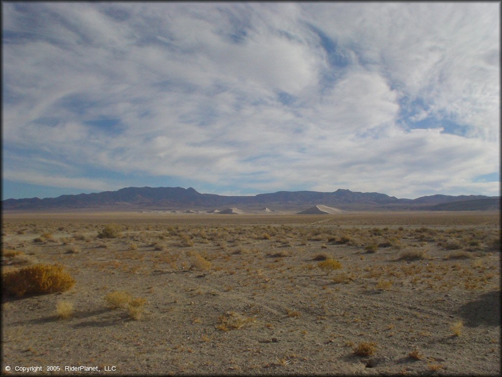 Scenery at Tonopah Dunes Dune Area