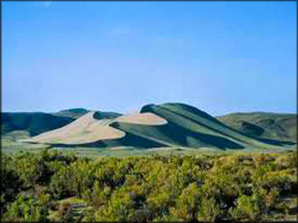 Scenic view at Sand Mountain OHV Area