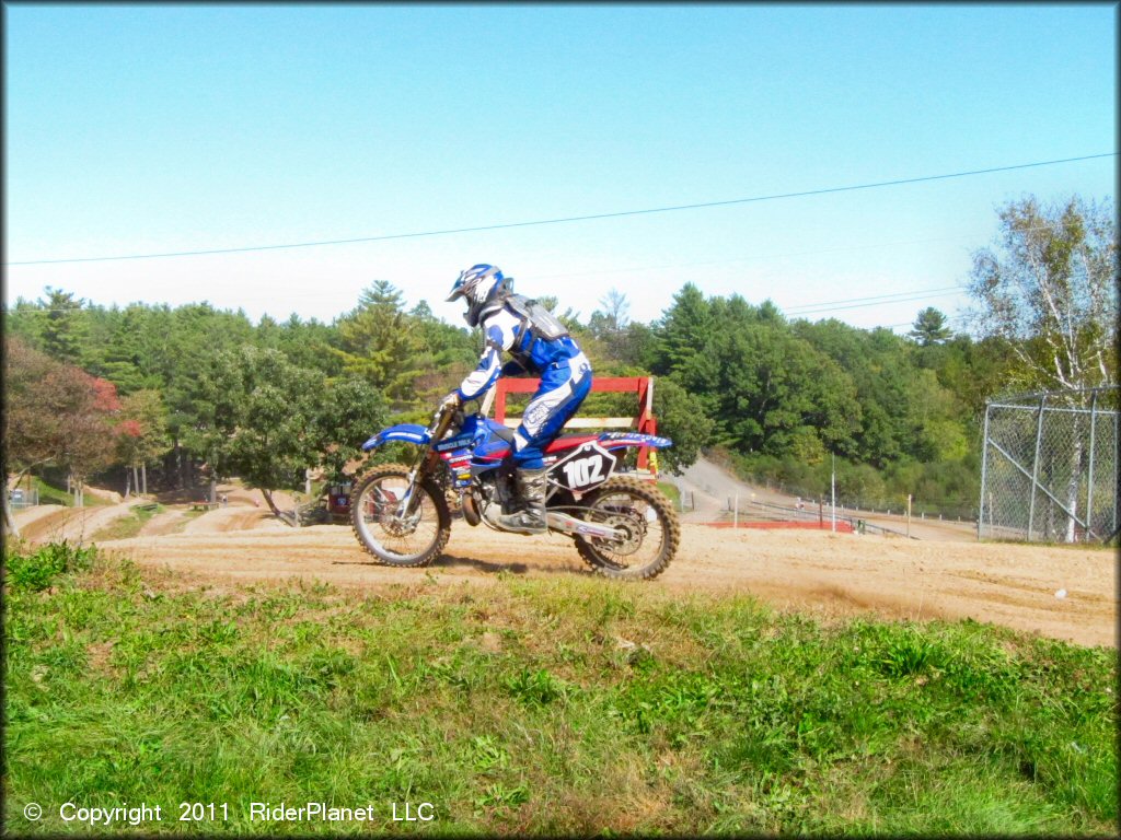 Yamaha YZ Motorbike at The Wick 338 Track