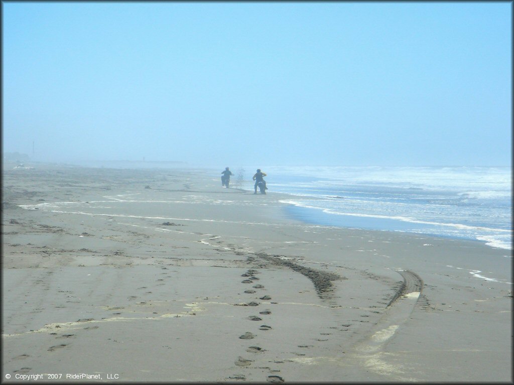Off-Road Bike at Samoa Sand Dunes OHV Area