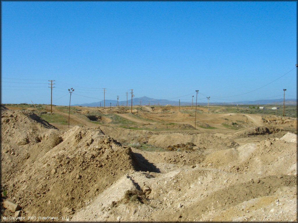 Terrain example at Carlin MX Track