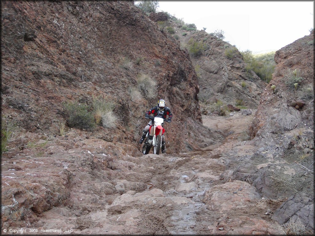 Honda CRF Dirtbike at Black Hills Box Canyon Trail