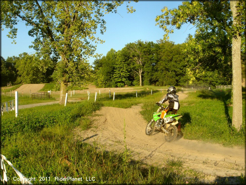 Kawasaki KX Dirt Bike at Hogback Hill Motocross OHV Area