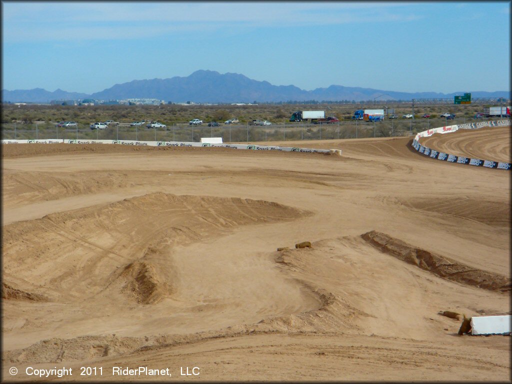 Terrain example at Firebird Motocross Park Track